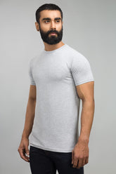 Ash Grey Basic Tee JCN-SIG-D020